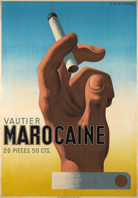 Cigarettes Marocaine Vautier, 20 pièces 50 cts.
