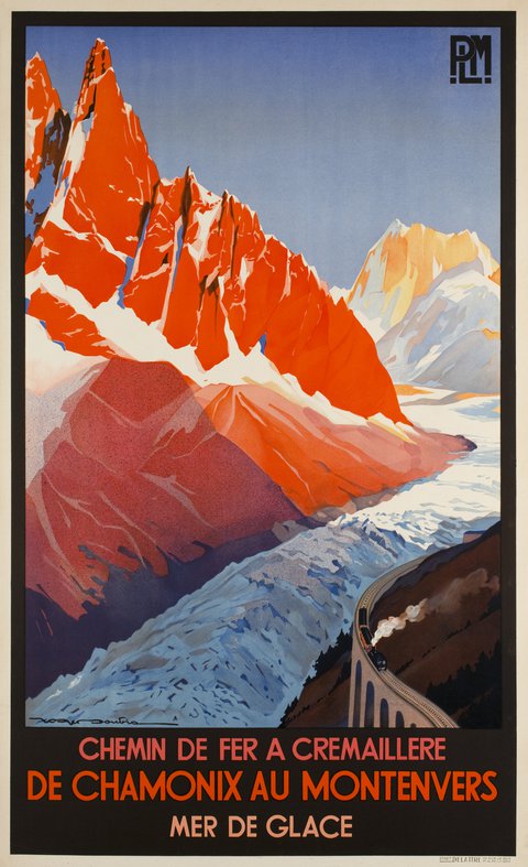 Chamonix au Montenvers, Chemin de fer PLM
