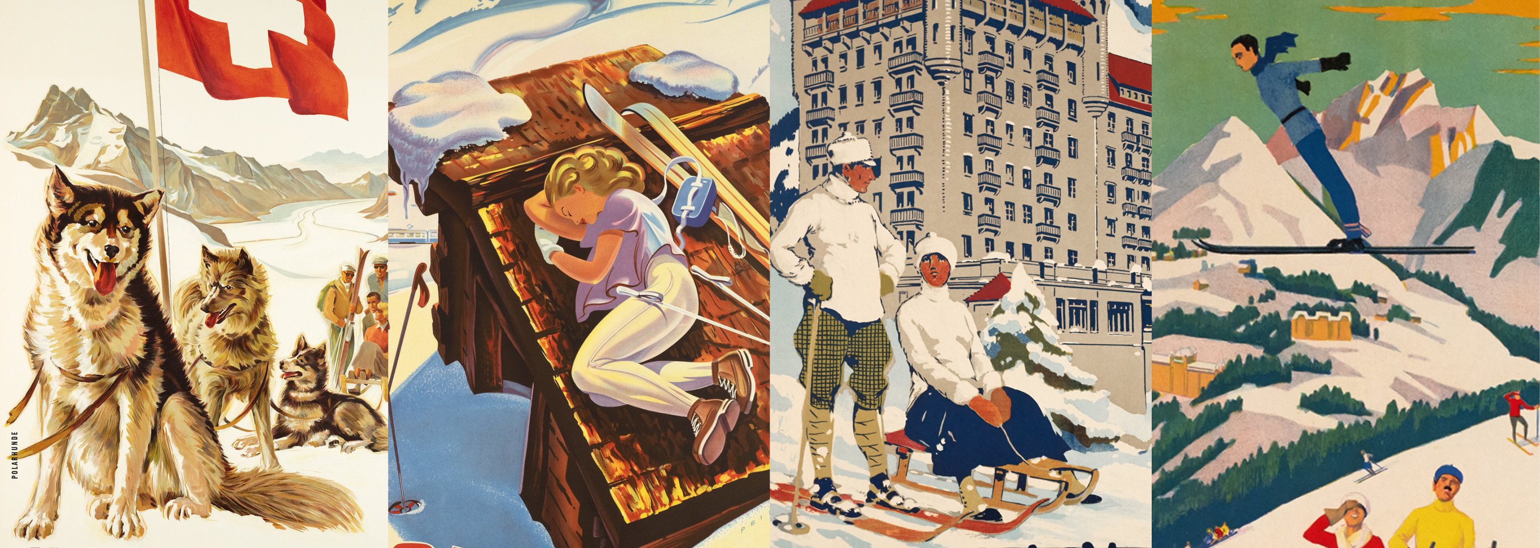ski et sports d'hiver poster