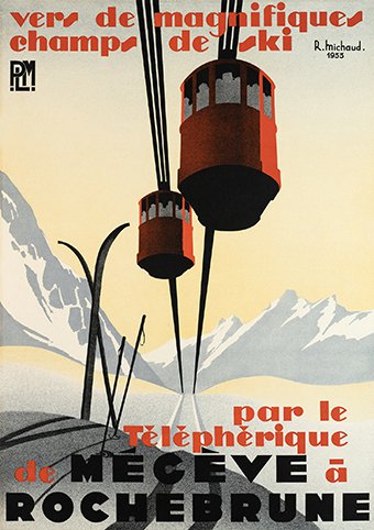 Affiche_Megève_poster_ski_plakat_original_megève_vintage