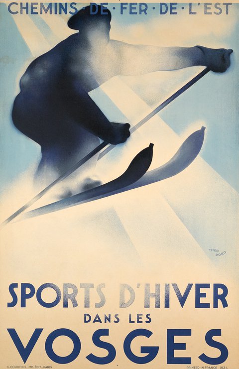 Chemins de Fer de l'Est, Sports d'Hiver dans les Vosges